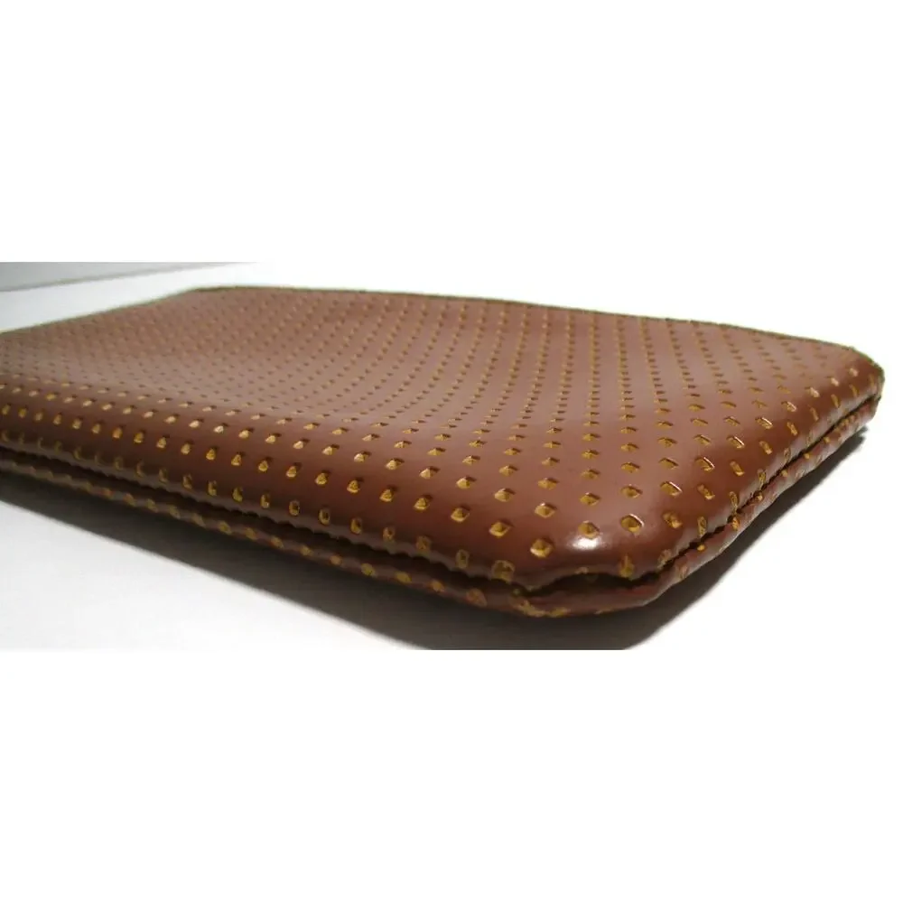 Vintage Dooney & Bourke Brown Leather Zip Pouch